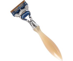 Barburys Rasoir Manuel de Sûreté Distinctive en Corne Blonde