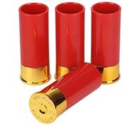 Barbuzzo Lot de 4 verres à shot en forme de coquillage Rouge Calibre 12
