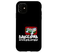 Barcelona Amics per Sempre Phrase Catalan Gaudí Coque pour iPhone 11
