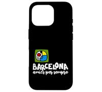 Barcelona Amics per Sempre Phrase Catalan Miro Coque pour iPhone 16 Pro
