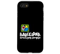 Barcelona Amics per Sempre Phrase Catalan Miro Coque pour iPhone SE (2020) / 7/8