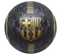 Barcelona Ballon de Football FC 20-21, Noir et Or, Taille 5