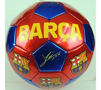 Barcelona Ballon Officiel Signature - Rouge/Bleu, Taille 5