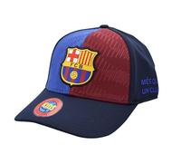 Barcelona Casquette Barça Match Blaugrana avec licence du FC Taille enfant réglable, Bleu/grenat, S-M