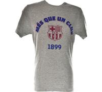 Barcelona FC - "Mes Que Un Club" T-shirt Homme/Femme Unie BS4387 (S) (Gris)