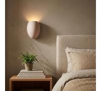 BARCELONA LED Applique murale en ciment blanc cassé « Semba » G9, petite lampe murale moderne minimaliste style nordique, éclairage intérieur pour salon chambre hôtel, design compact en béton