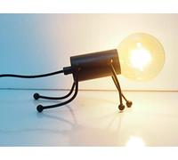 BARCELONA LED ILUMINACION BarcelonaLED Lampe de table bureau créative noire poupée vintage moderne Doll Art déco E27 pour table de chevet chambre cuisine bar restaurant café paysage couleur