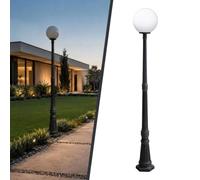 BARCELONA LED Lampadaire Extérieur Boule E27 2,10m IP44 Classique