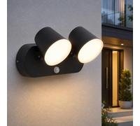 BARCELONA LED Lampadaire Trépied Madison Avec Tablette Noire