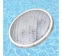 BARCELONA LED Projecteur LED Piscine Immergé PAR56 24W 12V AC, Lumière Chaude et Froid, IP68, Acier Inoxydable, Ampoule LED Piscine, Économie d'Énergie et Sécurité Sous l'Eau