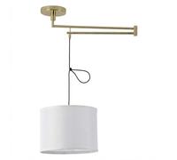 BARCELONA LED Suspension NECK Dorée Avec Bras Articulé E27