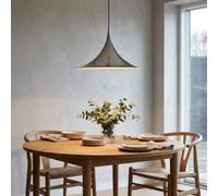 BARCELONA LED Suspension Plafonnier Chrome Design Nordique Moderne et Luxe Classique, Métal Fer Premium, Douille E14, Luminaire Intérieur pour Salon Salle à Manger Chambre Bureau