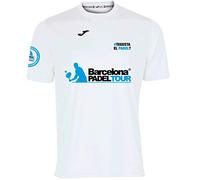 Barcelona Padel Tour | T-Shirt Technique Mances Courtes Joma Te Gusta el pádel | Homme | Estampage Spécial Padel