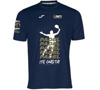 Barcelona Padel Tour Te Gusta T-Shirt Technique à Manches Courtes (FR/ES, Alpha/Lettres, TG, Taille Normale, Taille Normale, Bleu)