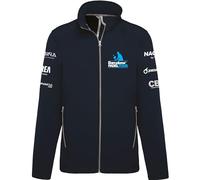 Barcelona Padel Tour | Veste Softshell imperméable pour hommes avec fermeture éclair et impression spéciale Padel | Padel Sportswear