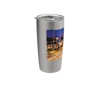 Barcelona Plaza de Espana en Catalogne Espagne souvenir Gobelet isotherme en acier inoxydable double paroi