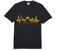 Barcelona Skyline Battement de Cœur Espagne J'aime Barcelone Comfort Colors Adult Heavyweight T-Shirt