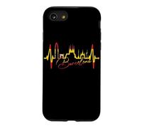 Barcelona Skyline Battement de Cœur Espagne J'aime Barcelone Coque pour iPhone SE (2020) / 7/8