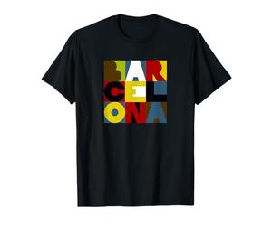 Barcelona Souvenir Lettres T-Shirt