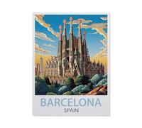 Barcelona Spain，Puzzle 1000 Pieces of Paper Puzzles Suitable for Adults Children Families Stress Relief Puzzle Games（50x70cm）-EW75