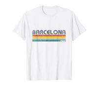 Barcelona Spain Retro Souvenirs Vacances Espagne T-Shirt