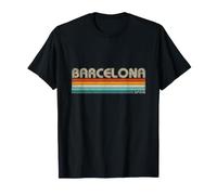 Barcelona Spain Retro Souvenirs Vacances Espagne T-Shirt