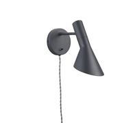 BarcelonaLED Applique Murale avec Prise de Câble et Interrupteur Lampe de Lecture Design Moderne et Élégant Nordique Réglable Gris pour Chambre E27
