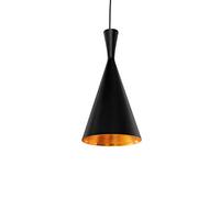 BarcelonaLED Lampe nordique industrielle Vintage Suspension E27 Rétro en métal Éclairage intérieur Doré Noir Aluminium