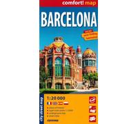 Barcelone 1/20.000 (carte grand format laminée - plan de ville). Barcelona