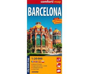 Barcelone 1/20.000 (carte grand format laminée - plan de ville). Barcelona