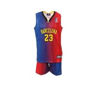 BARCELONE - Ensemble Basket junior - bleu et rouge - 8 ans - Bleu - Garçons 10 ans