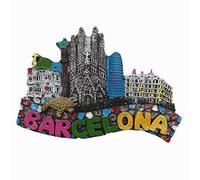Barcelone Espagne Aimant de réfrigérateur 3D Souvenir de Voyage Cadeau de décoration de la Maison Cuisine Sticker magnétique Barcelone Réfrigérateur Magnet Collection
