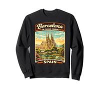Barcelone Espagne Barcelone Voyage Barcelone Vacances en Famille Sweatshirt