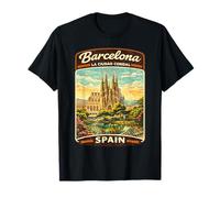 Barcelone Espagne Barcelone Voyage Barcelone Vacances en Famille T-Shirt