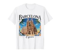 Barcelone Espagne Grande Ville Souvenir Voyage Mode Espana T-Shirt