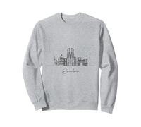 Barcelone Espagne Skyline Europe Souvenirs de voyage Sweatshirt