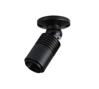 BARCELONE LED - Spot LED de surface avec zoom réglable (15°-36°) 3W - Applique de plafond orientable noire - Lumière chaude 2700K. Éclairage moderne pour couloirs, salons, vitrines et bureaux.