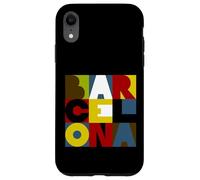 Barcelone Lettres Design Coque pour iPhone XR