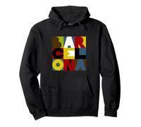 Barcelone Lettres Design Sweat à Capuche