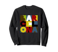 Barcelone Lettres Design Sweatshirt