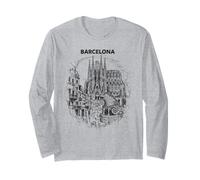 Barcelone Sagrada Familia Croquis de Voyage Manche Longue