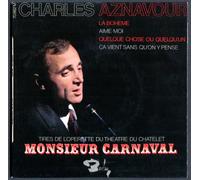 Barclay 70862 - Charles Aznavour - Original de 1965 (et non réédition) - Le Bohême, Aime-moi, Quelque chose ou quelqu'un, Ça vient sans qu'on y pense - (disque vinyleEP 45t)