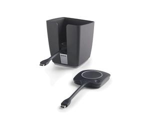 Barco ClickShare R9861600P01C : Kit de présentation avec station d'accueil et 2 boutons ClickShare - Connectivité filaire - Indicateurs LED - Noir