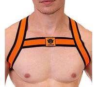 Barcode Berlin - Partywear Homme - Harness Colin Orange - 1x Taille XS
