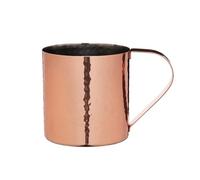 Barcraft 550 ml Luxe Lounge Mule Moscow Mug en Acier Inoxydable Martelé, Cuivre