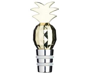 BarCraft - Bouchon de Bouteille, Ananas Doré, 8 x 3 x 2,5 cm