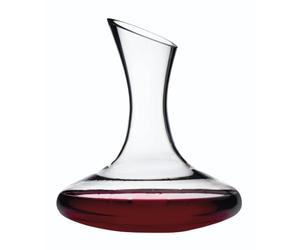 BarCraft Carafe à Decanter Vin de Luxe en Verre Faite à la Main, 1,5 Litre, Transparent