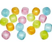 Bar Craft Glaçons réutilisables en plastique multicolores, paquet de 18