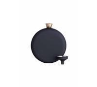 Barcraft Gourde de Luxe en Acier Inoxydable avec Entonnoir de Décantation, 350 ML (12.5 FL Oz) - Noir