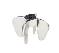 BarCraft Ouvreur de Champagne / Vin mousseux, Acier inoxydable, 7 x 7 x 4 cm